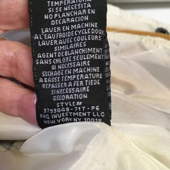 Calvin Klein Jeans Infant Tan Puffer Vest - Size 6/9 Mos - Picture 10 of 10